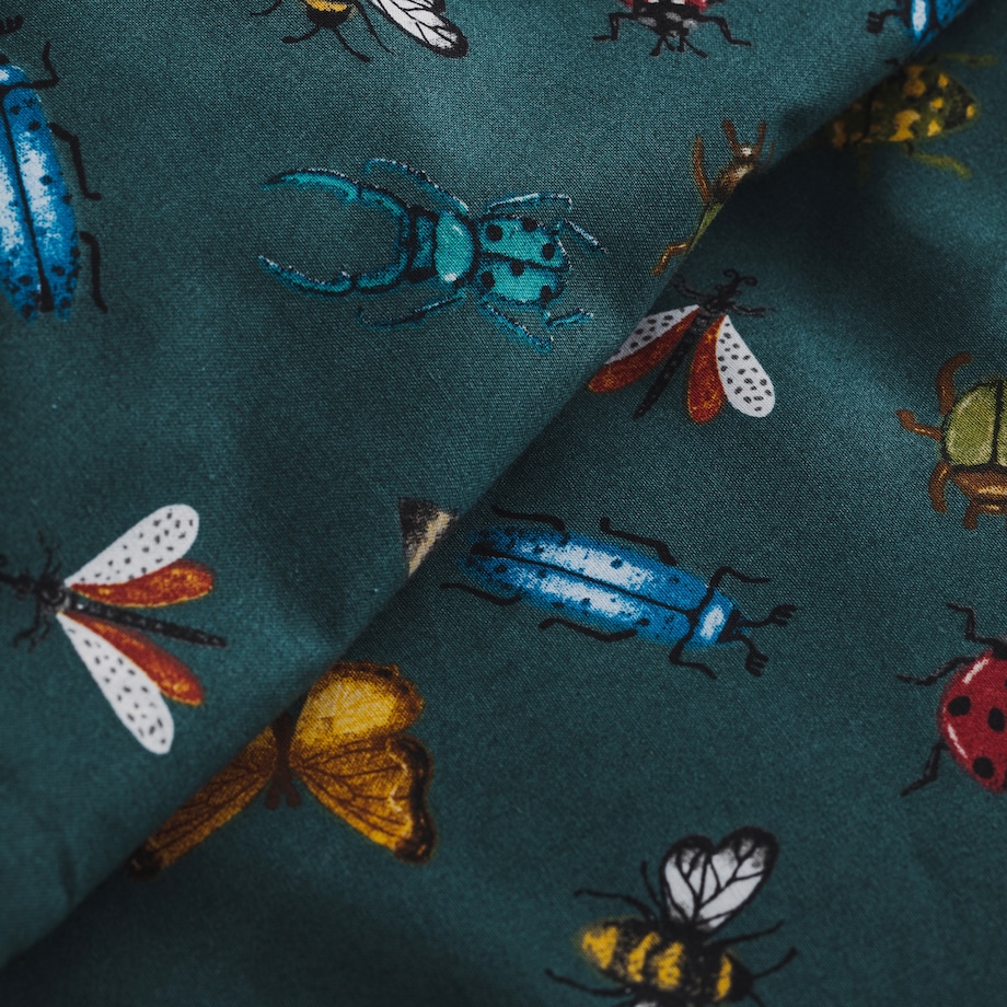 Pościel Bawełniana Beetles 160x200 cm
