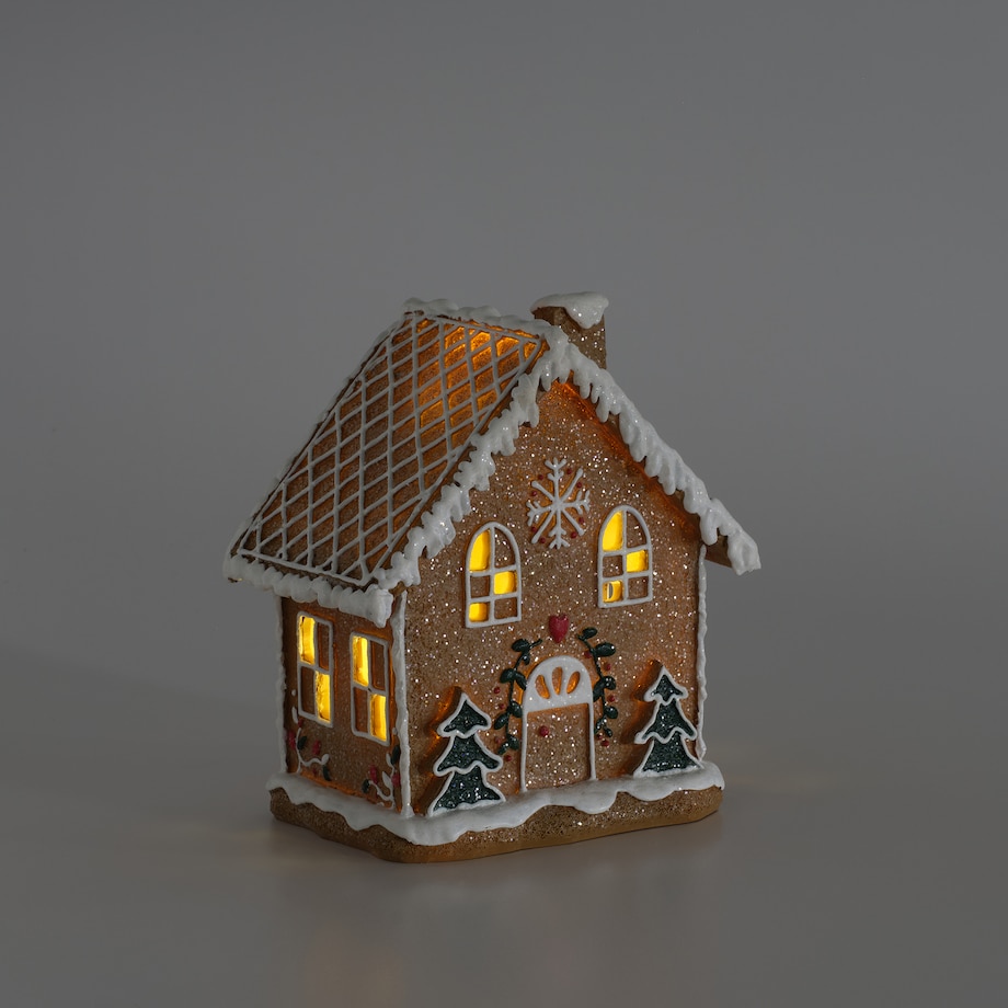 Figurka Led Charmhouse z motywem piernika