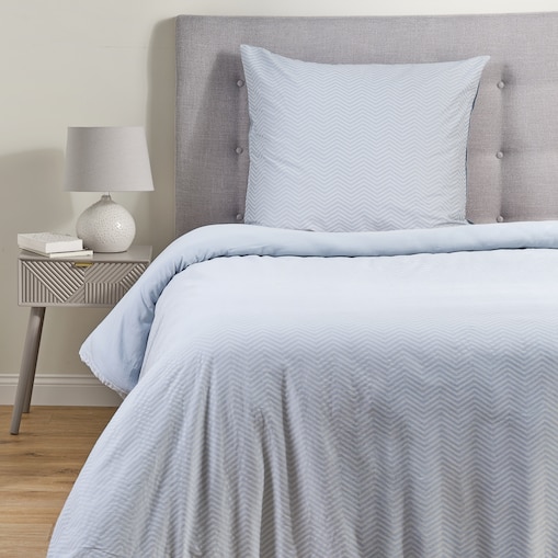 Pościel z bawełny satynowej Samjon 140x200 cm z motywem geometrycznym