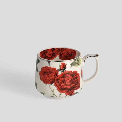 Kubek Rosellinas z motywem kwiatowym