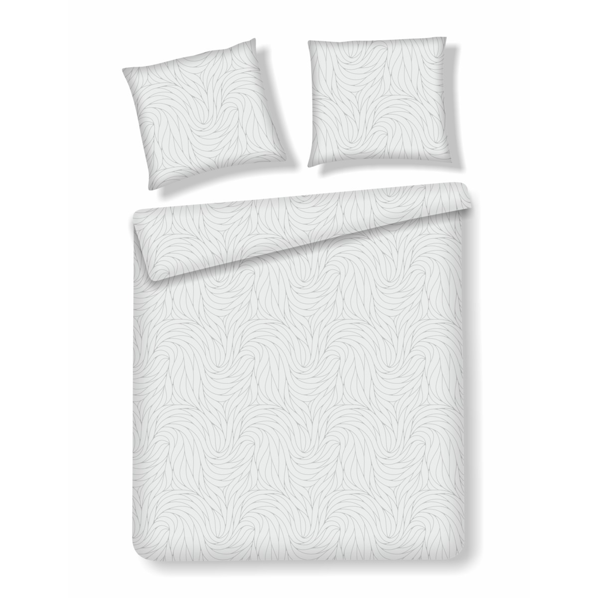 Pościel z bawełny satynowej Linguine 200x220 cm z motywem abstrakcyjnym