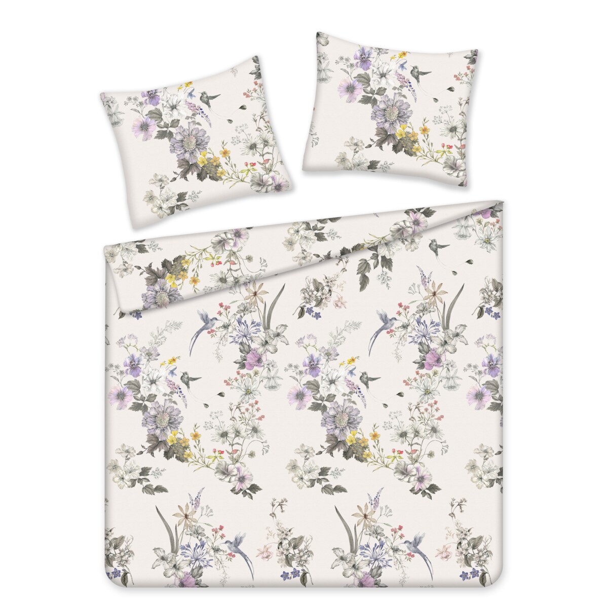 Pościel Bawełniana Vinetta 200x220 cm z motywem roślinnym