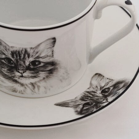 Cup With Saucer Kittie 