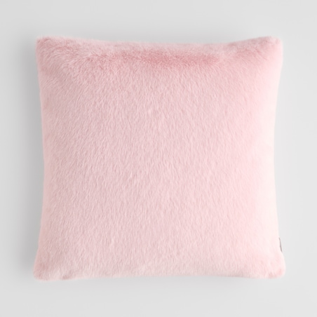 Poszewka Futrzana Molinio 45x45 cm w kratę