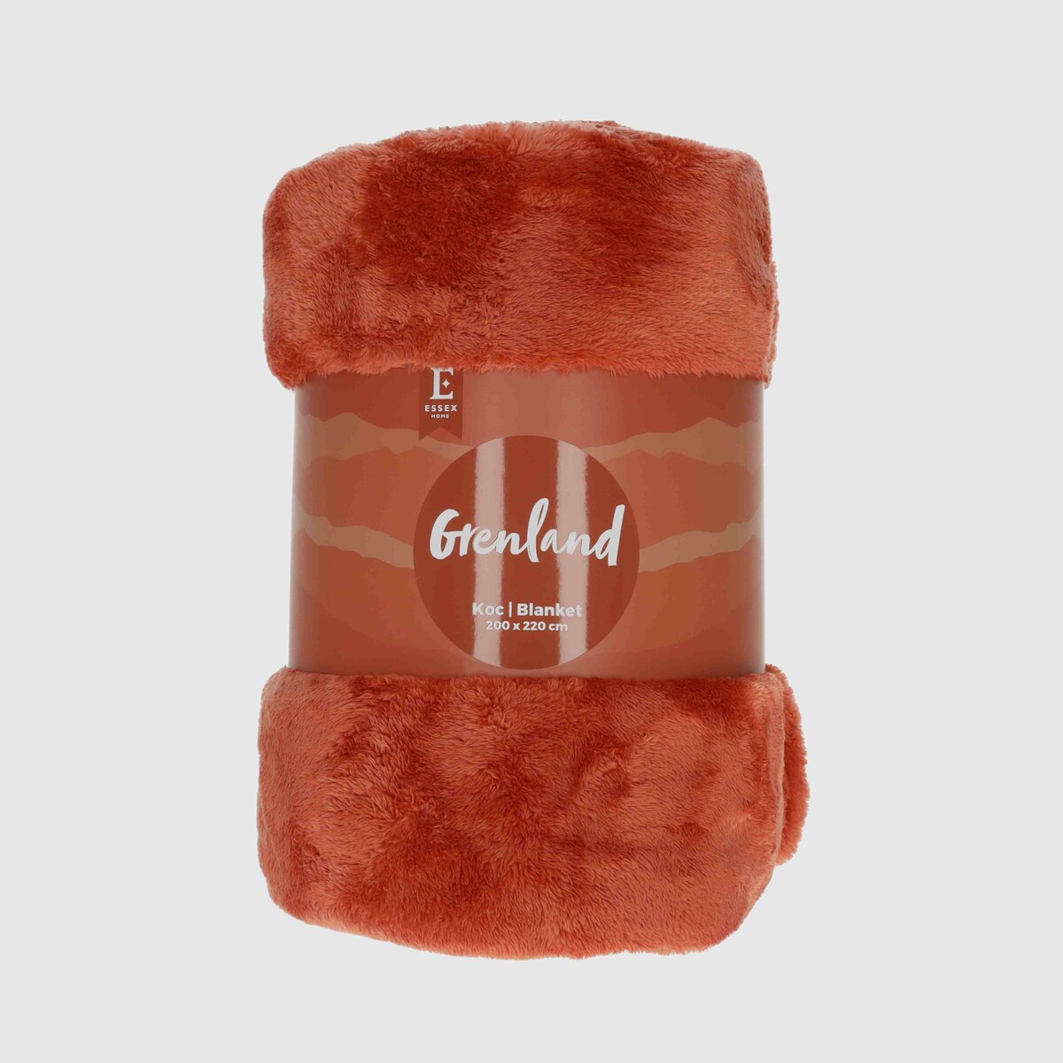 Jednokolorowy koc Grenland VII 200x220 cm