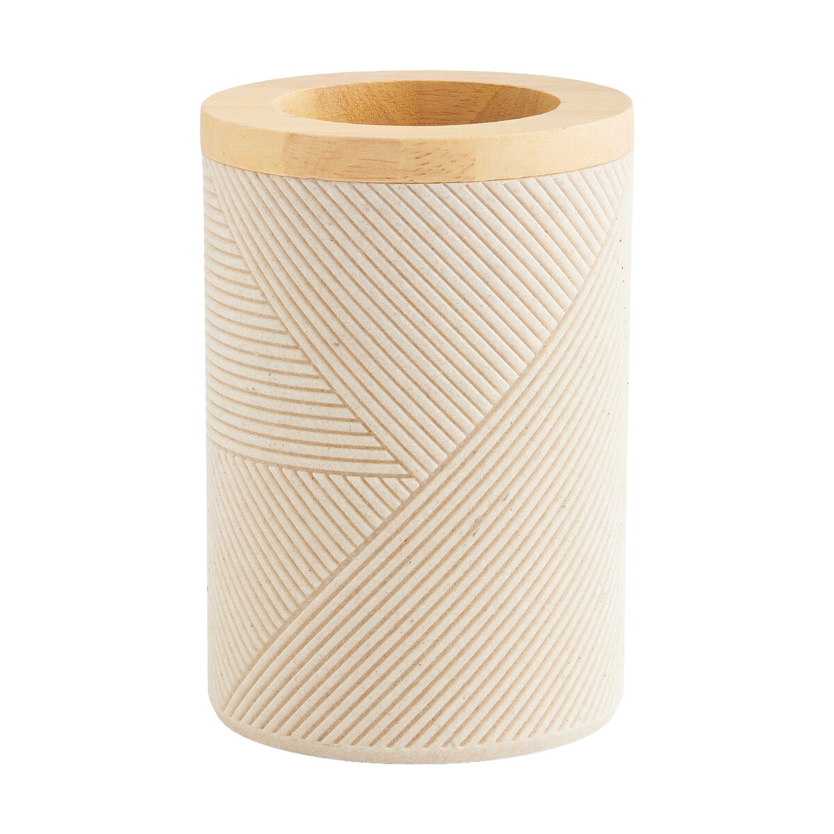 Kubek Łazienkowy Ravanna z motywem geometrycznym