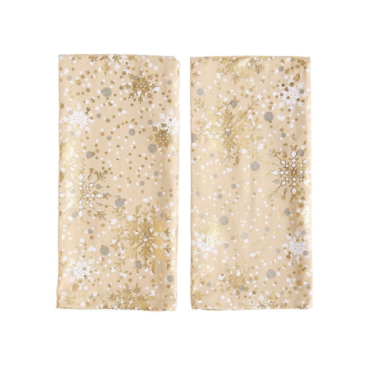 Komplet Ścierek Snowf 45x65 cm z motywem śnieżynki