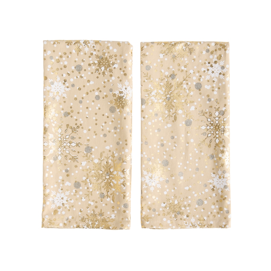 Komplet Ścierek Snowf 45x65 cm z motywem śnieżynki