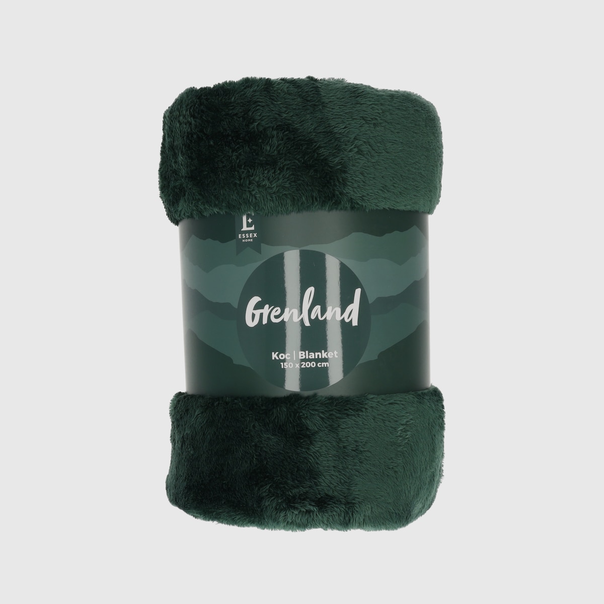 Jednokolorowy koc Grenland VIII 150x200 cm