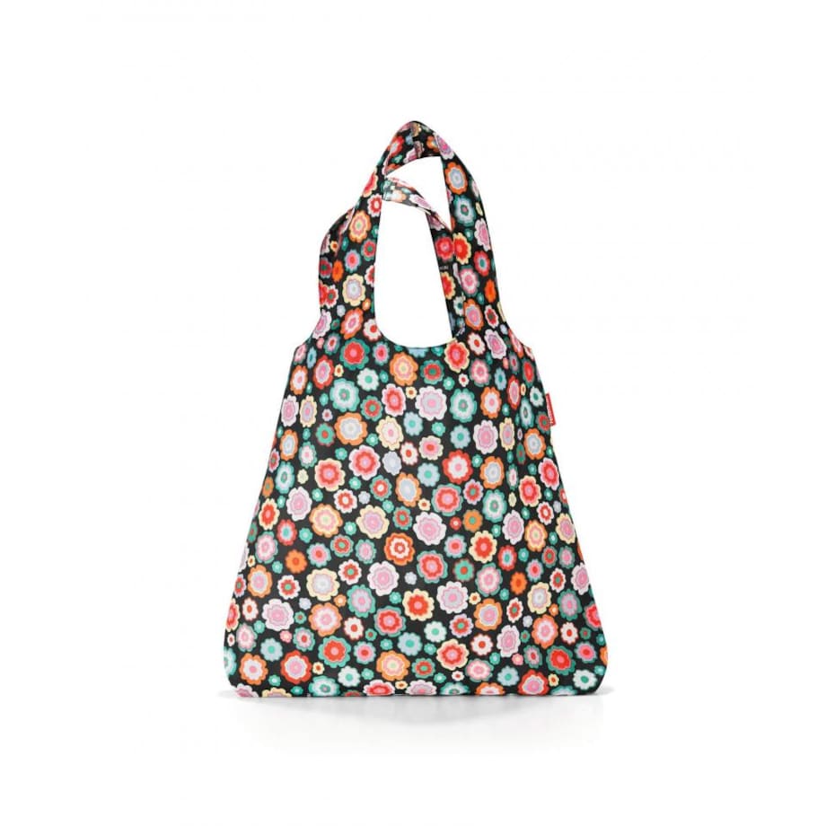 Siatka mini maxi shopper happy flowers, poliester, 15 l