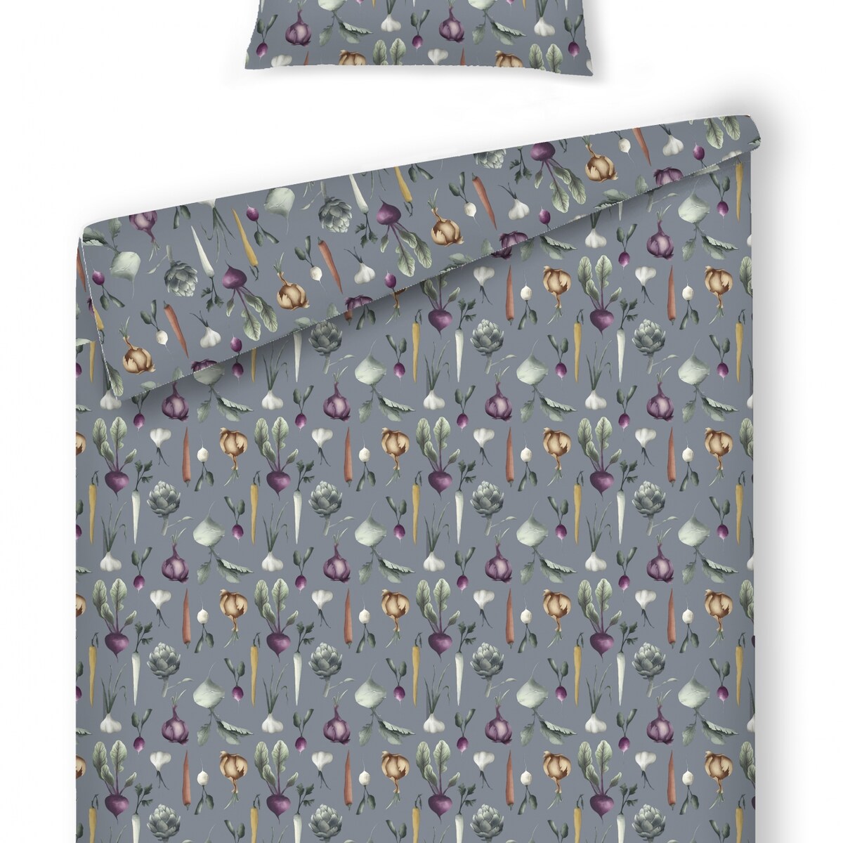 Pościel z Bawełny Satynowej Veggie 140x200 cm