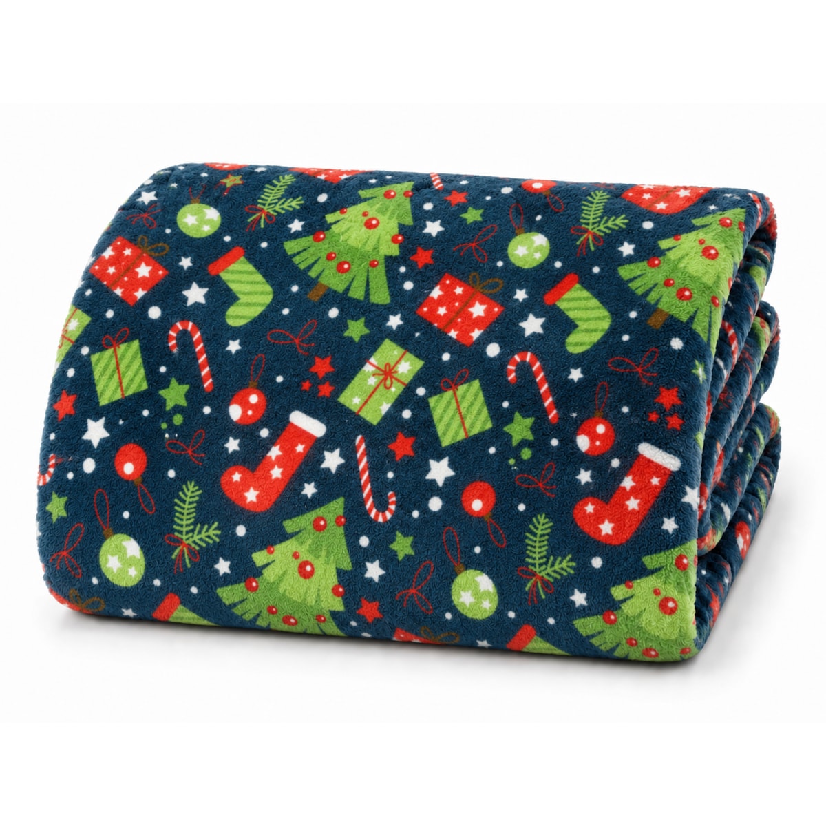 Drukowany koc Holly jolly 130x170 cm
