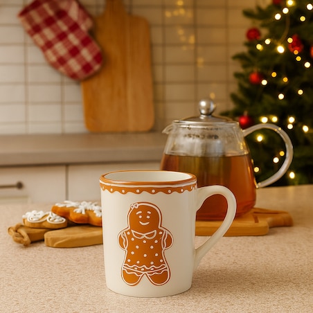 Kubek Gingerini z motywem piernika