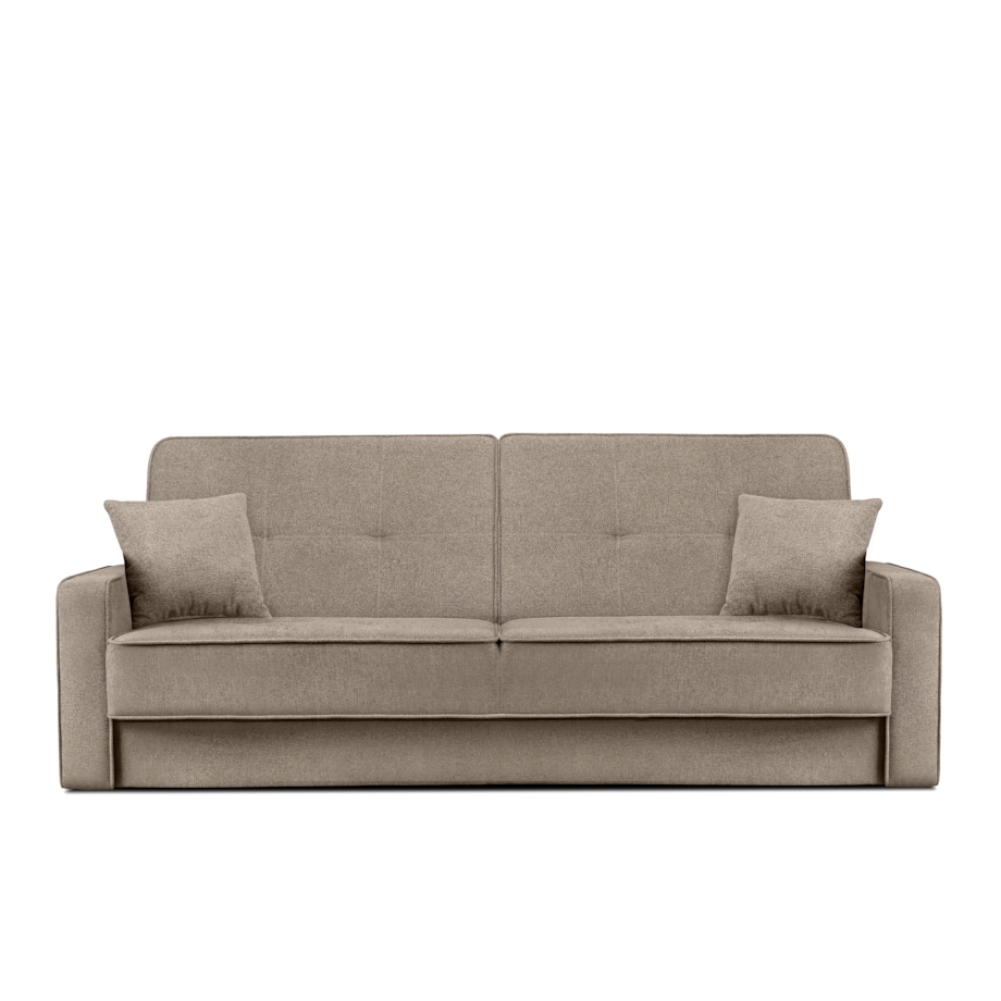 KONSIMO ORIO Sofa 3-osobowa, kolor brązowy
