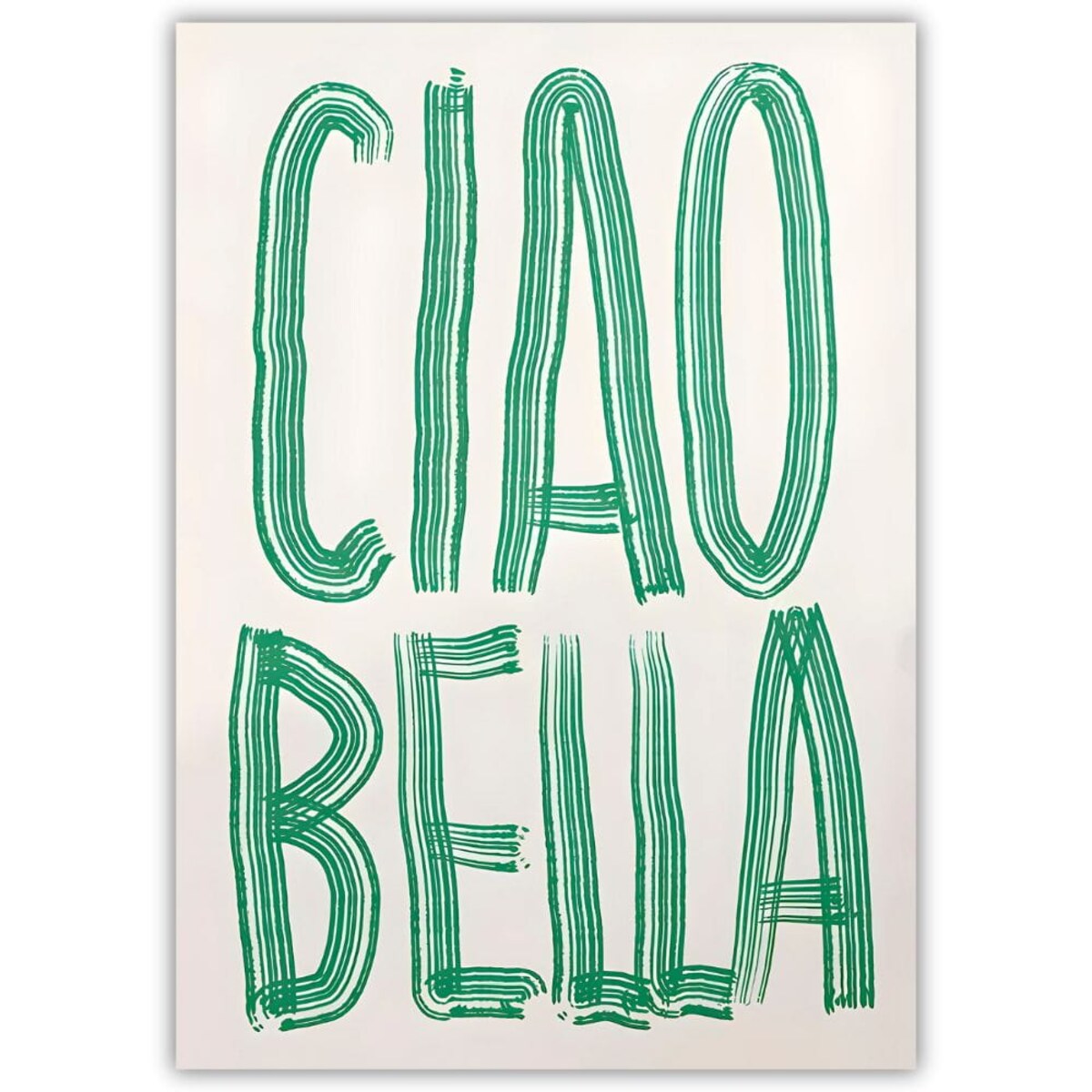 plakat ciao bella 30x40
