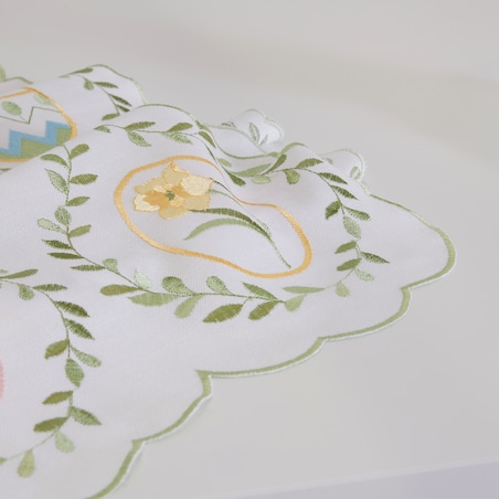 Bieżnik Haftowany Pisani 35x174 cm z motywem jajka