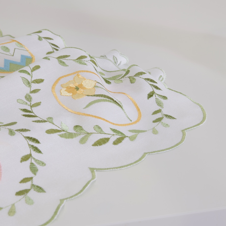 Bieżnik Haftowany Pisani 35x174 cm z motywem jajka