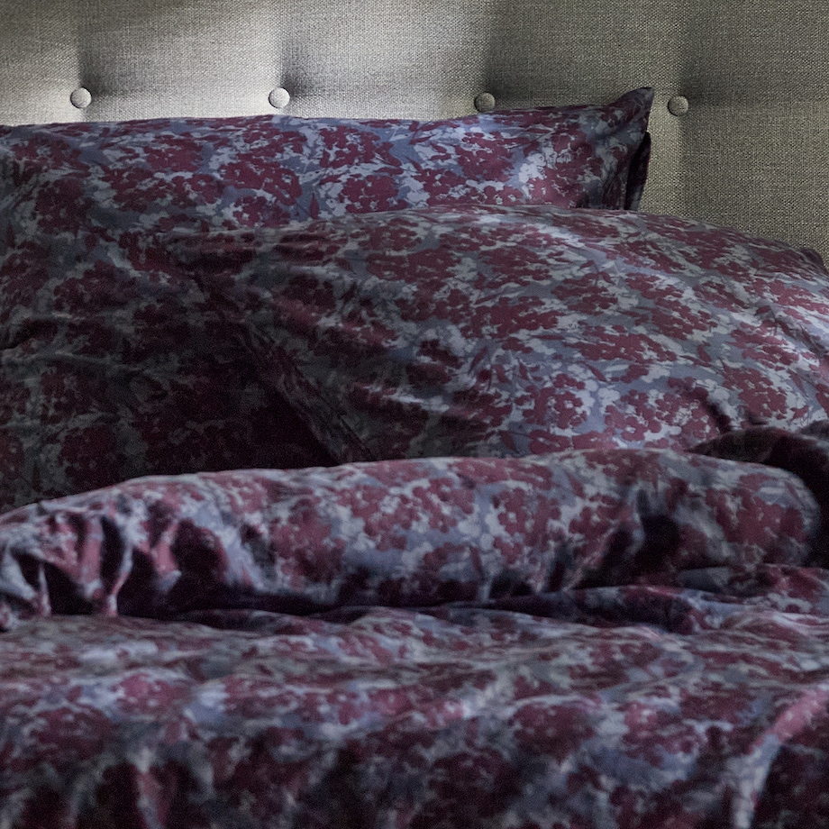 Pościel z bawełny satynowej Dariello 200x220 cm z motywem kwiatowym