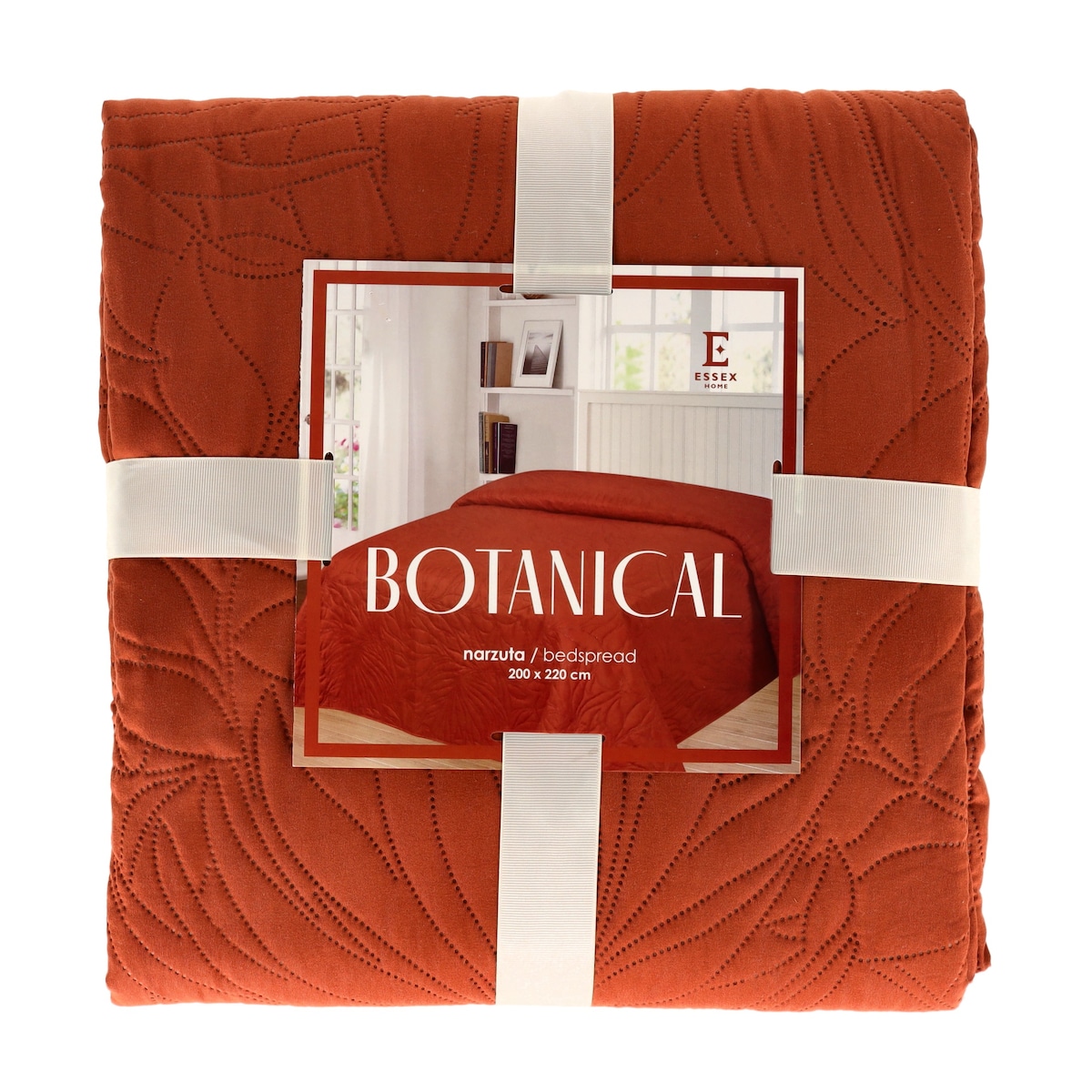 Jednokolorowa narzuta na łóżko Botanical 200x220 cm
