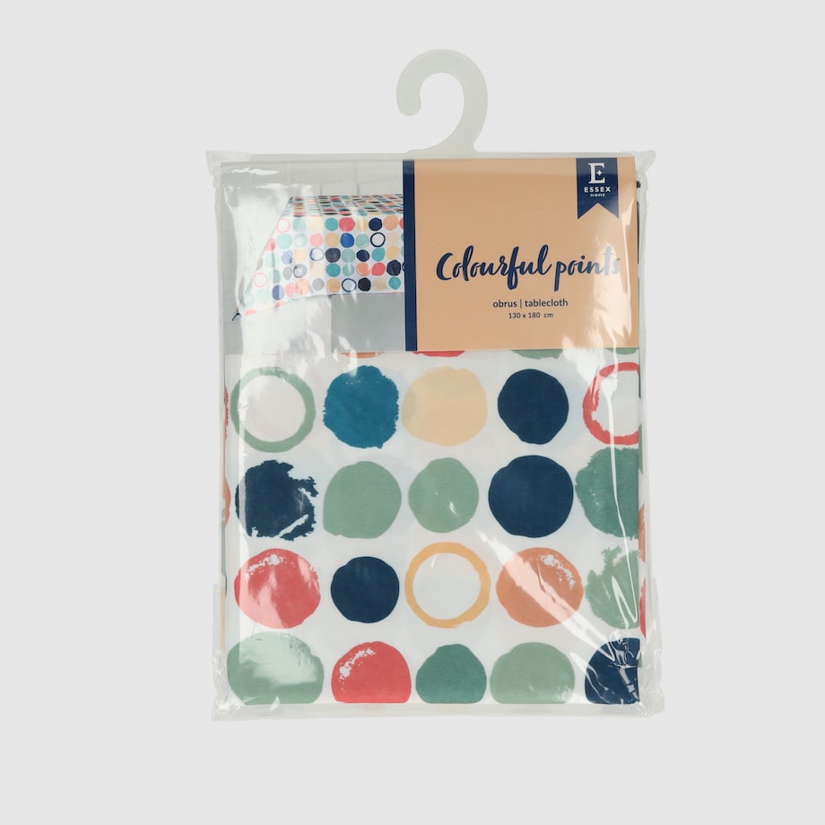 Obrus Drukowany Colourful points 130x180 cm