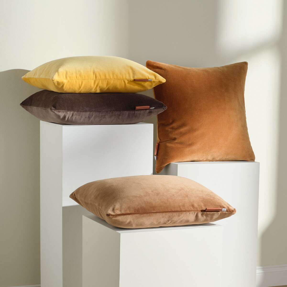 Poszewka Z Welwetu Bawełnianego Revile 45x45 cm