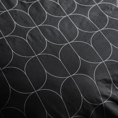 Pościel z bawełny satynowej Mistose 160x200 cm z motywem geometrycznym