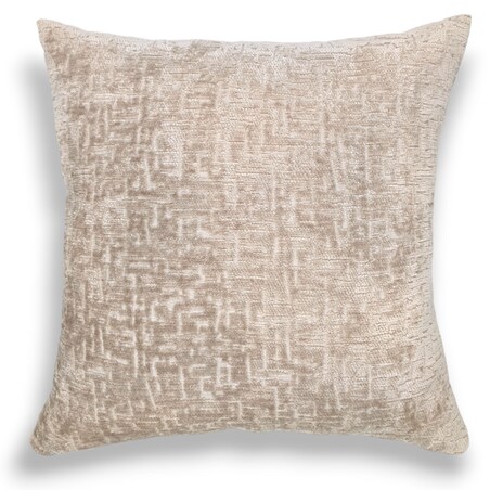 Duża beżowa poduszka 50x50 Bess