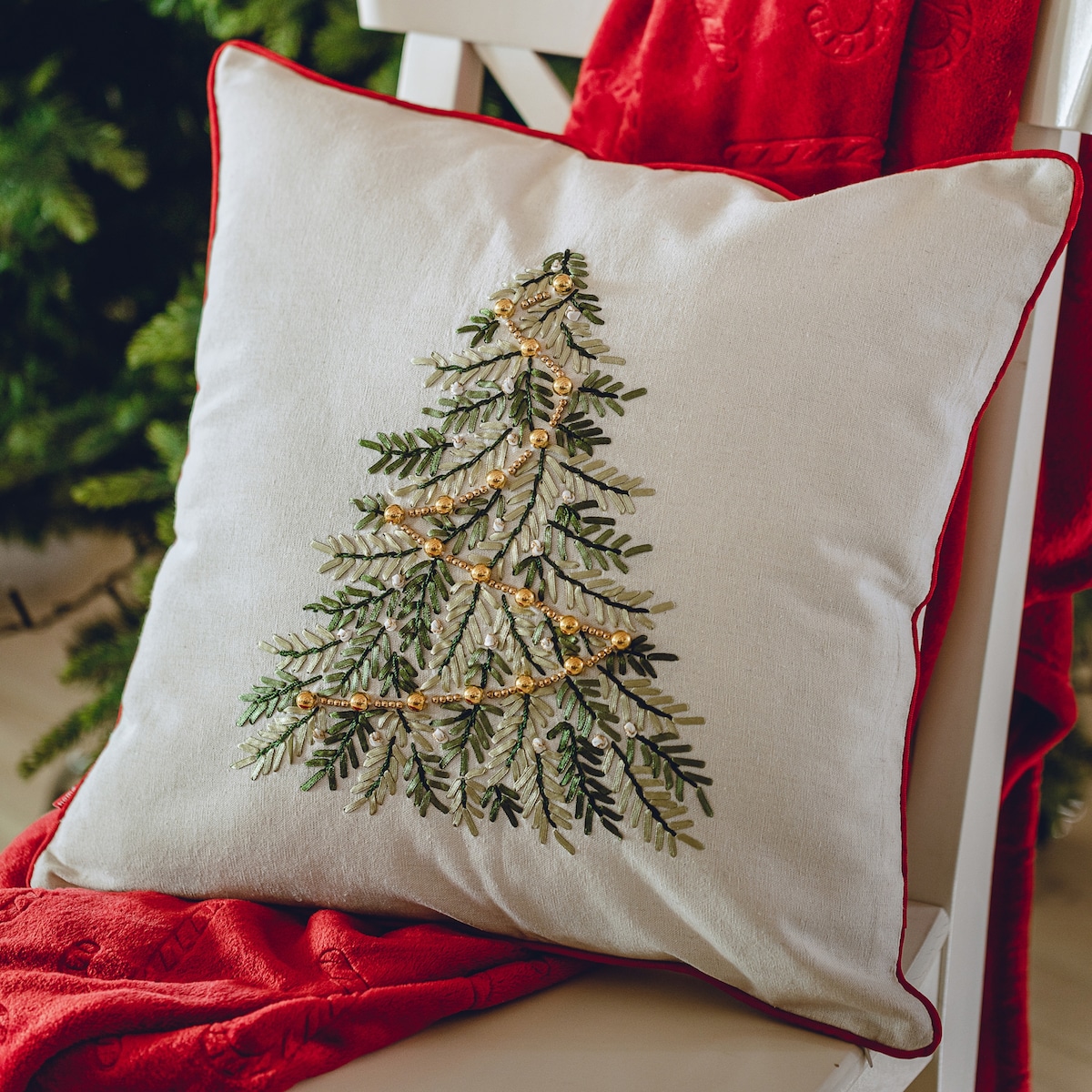 Poszewka Noel tree 45x45 cm