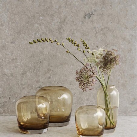 Wazon LETA, 13 cm, tan, ceramika