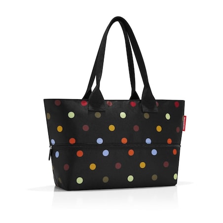 Torba shopper e1 dots - poliester, 18 l, 35,5x16,5x50 cm