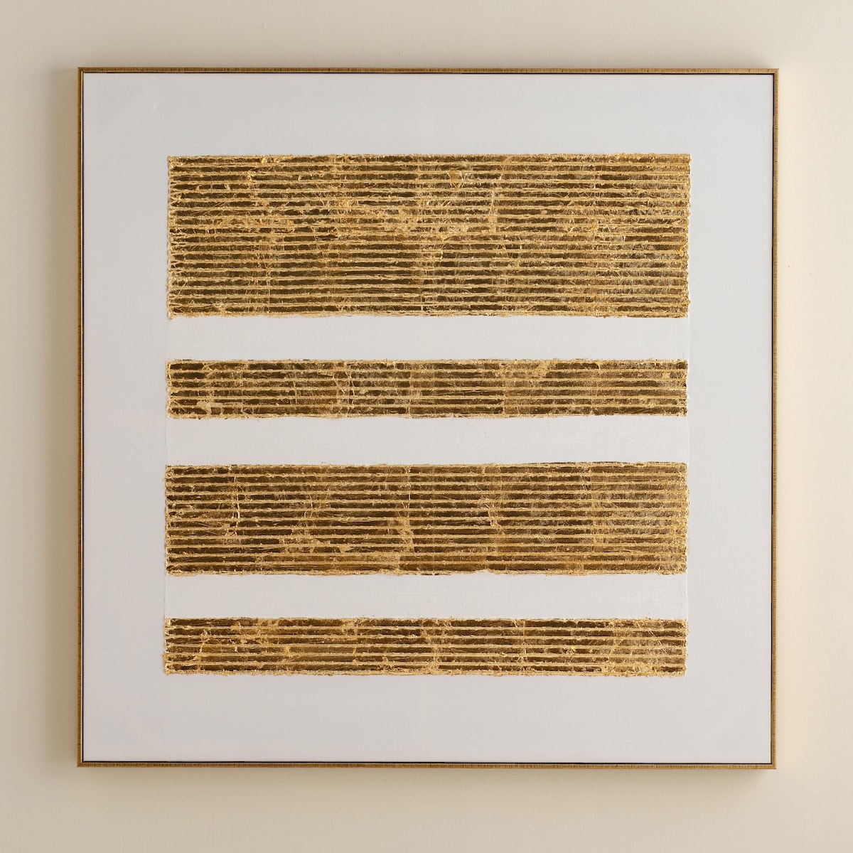 Nowoczesny Obraz ze Złoceniem Strisco