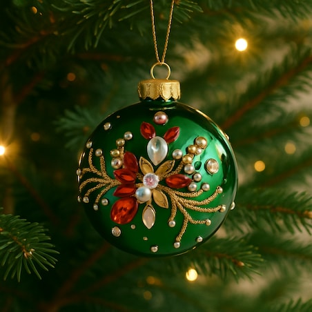 Bombka szklana Cristino