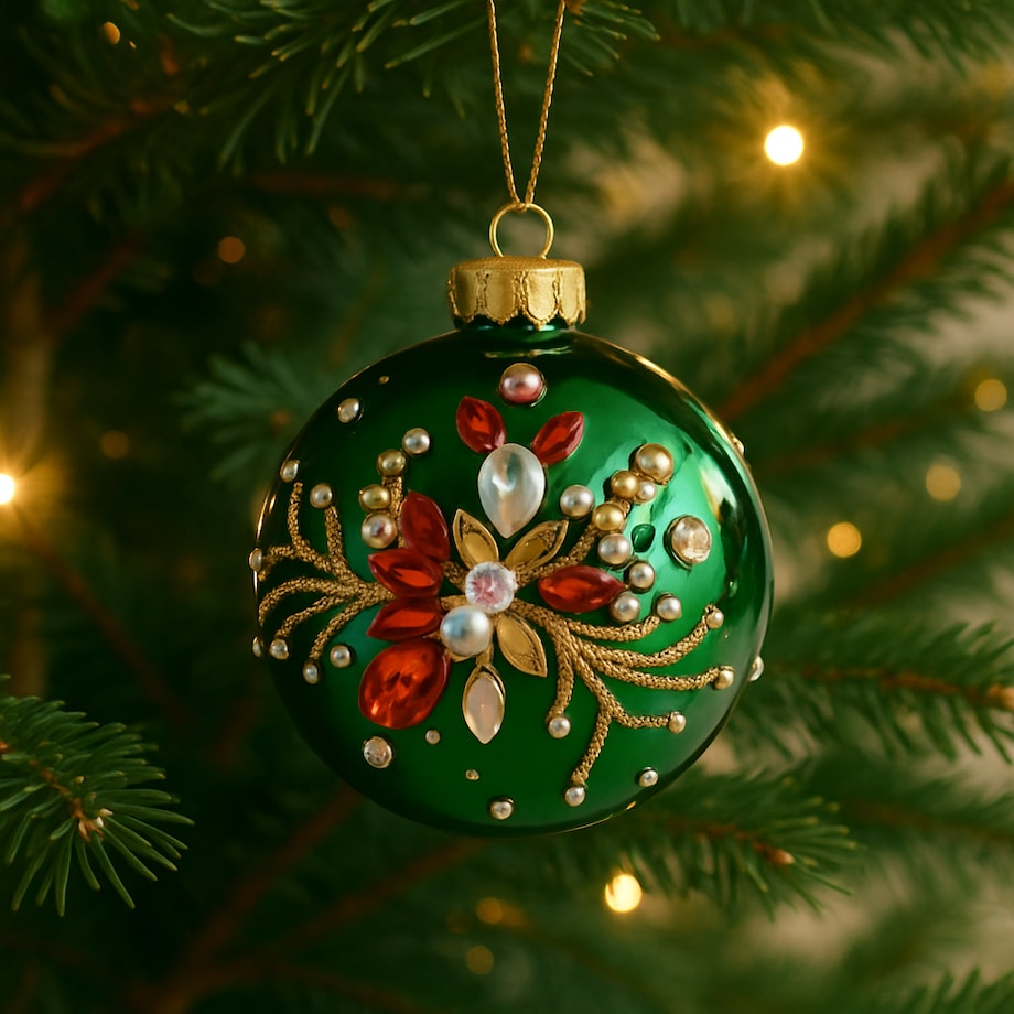 Bombka szklana Cristino