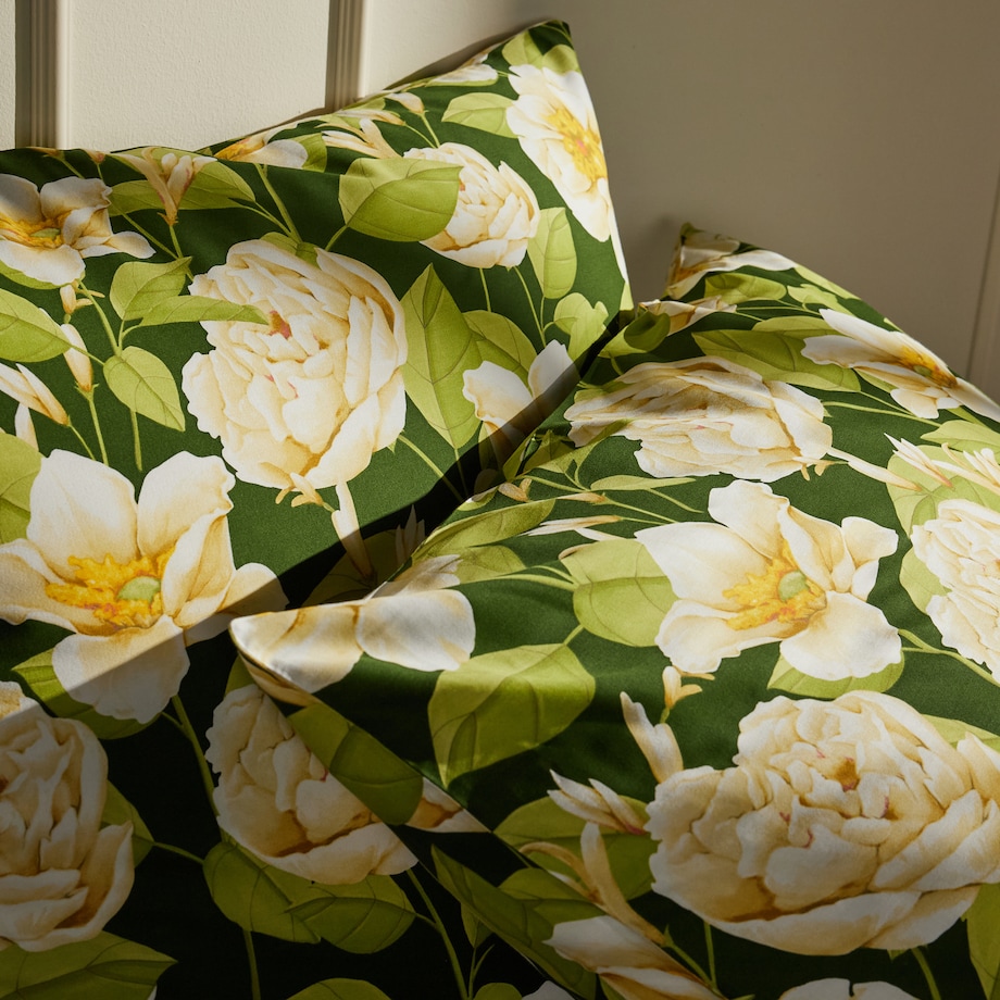 Pościel z bawełny satynowej Fenilla 160x200 cm z wzorem kwiatowym