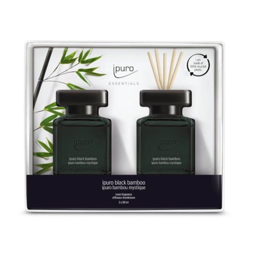 Zestaw prezentowy ipuro ESSENTIALS, Black Bamboo, 2 x 50 ml