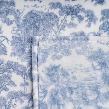 Drukowany koc Evite 150x200 cm z motywem kwiatowym