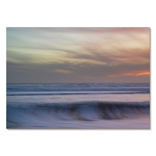 Plakat na płótnie canvas - Nadmorski zachód