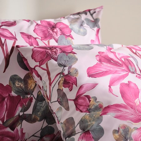 Pościel Z Mikrofibry Sirsa 200x220 cm z motywem roślinnym