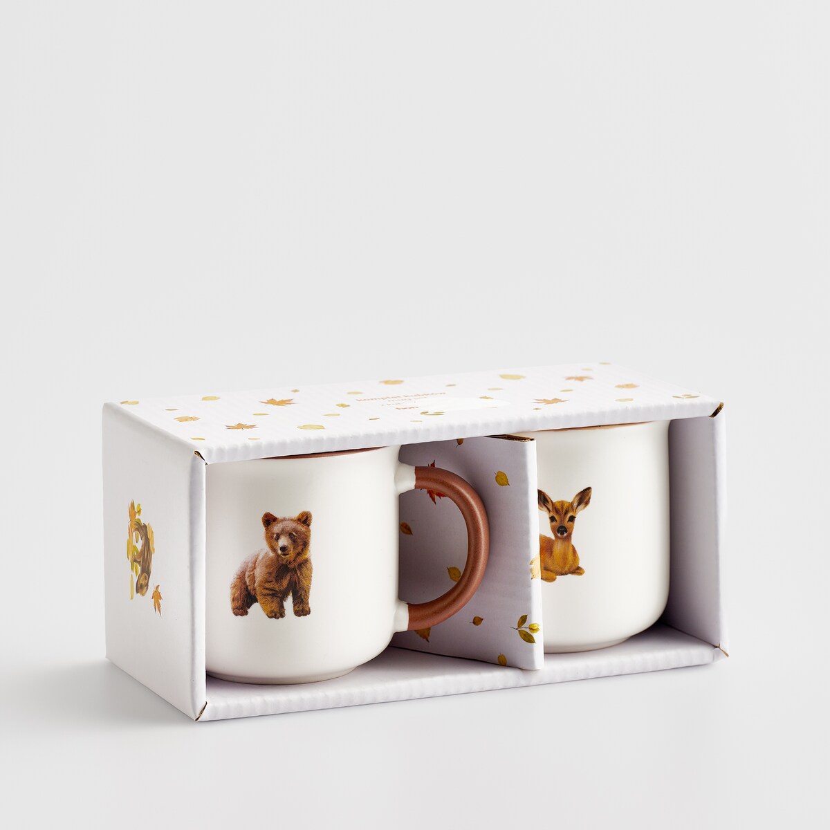 Komplet Kubków Babydeer z motywem zwierzęcym