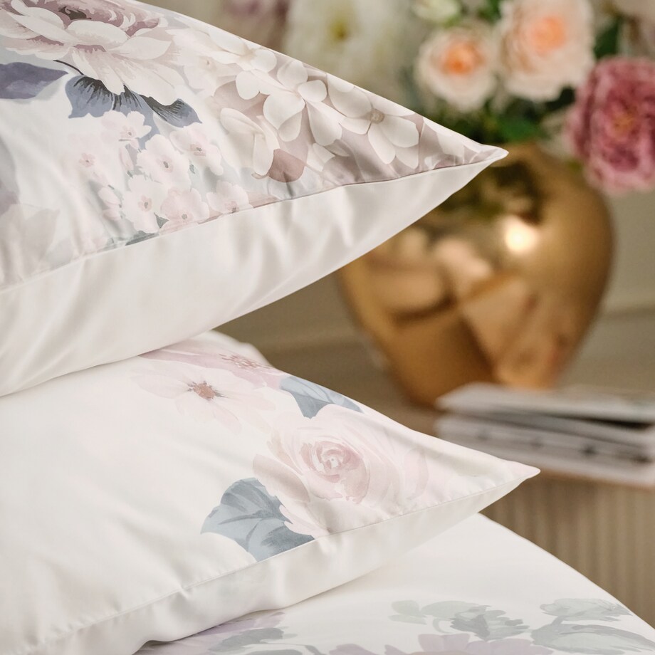 Pościel Z Mikrofibry Rosilla 160x200 cm z motywem kwiatowym