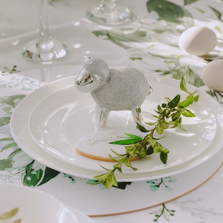 Klasyczny Talerz Głęboki z Porcelany Kostnej Bianco