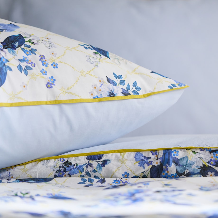 Pościel bawełniana z lamówką Lemondio 200x220 cm