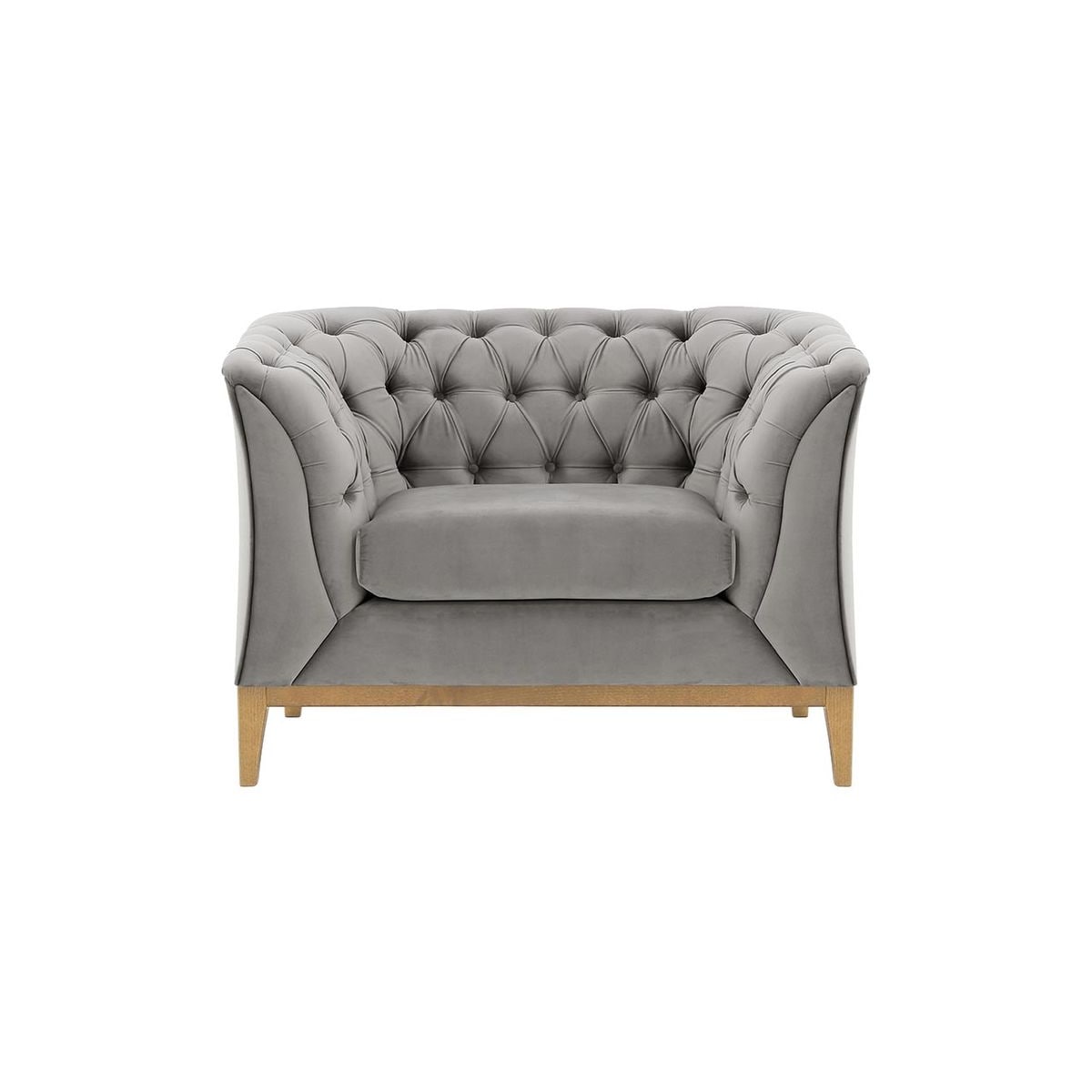 Fotel Chesterfield Modern Wood-Velluto 15