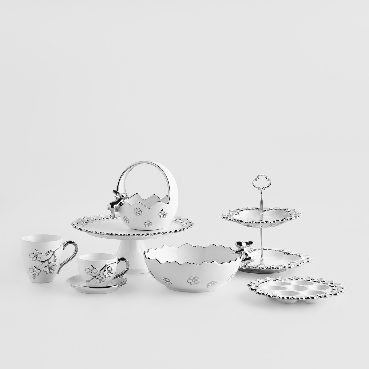 Misa Flosales bunny z motywem kwiatowym i królika