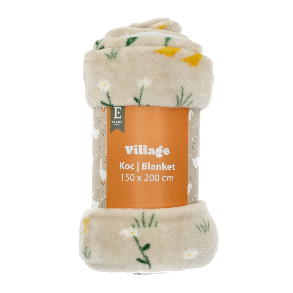 Drukowany koc Village 150x200 cm