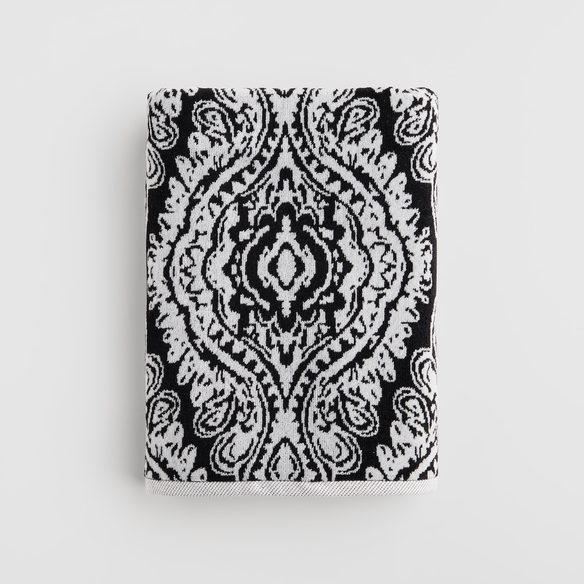 Ręcznik żakardowy Beskar 70x130 cm z motywem arabeski