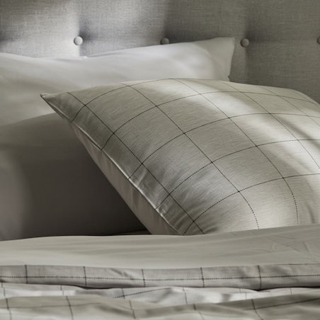 Pościel Żakardowa Linvara 200x220 cm w kratę