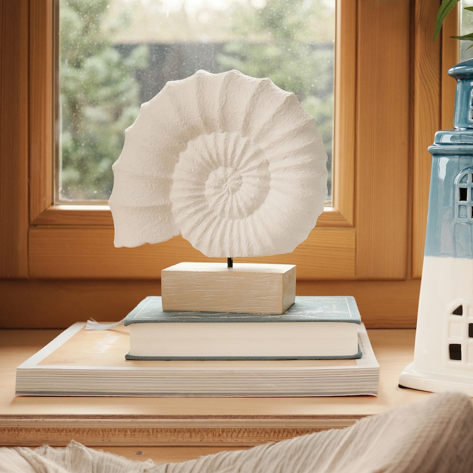 Figurka Amonita z motywem morskim