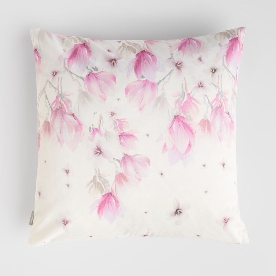 Poszewka z nadrukiem Fladis 45x45 cm z motywem kwiatowym