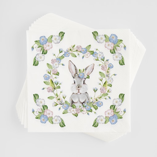 Komplet Serwetek Pansilo z motywem królika